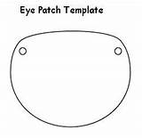 Patch Eye Pirate Template Patches Eyepatch Diy Coloring Pages Templates Fun sketch template