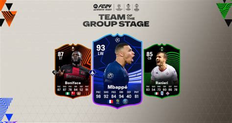 fc  team   group stage players revealed fifa infinity
