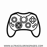 Videogame Colorir Videogiochi Desenhos Controlador Ultracoloringpages sketch template