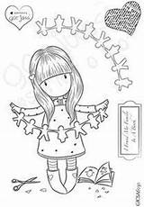Clear Gorjuss Stamp Stamps Girl Book Family Found Coloring Pages Spend Breaks Santoro Ship Paper Digital Sets Books Shipping Choose sketch template