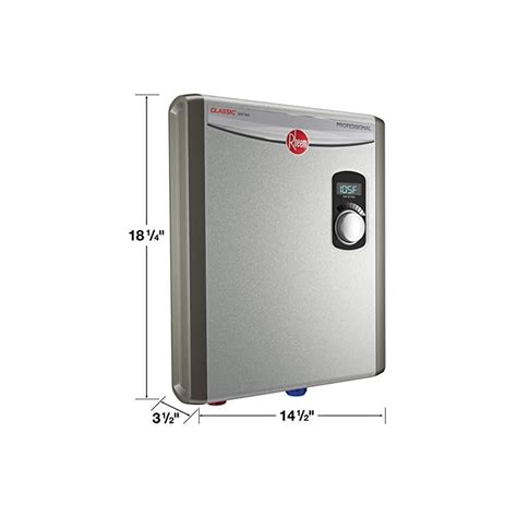 rheem kw  tankless electric water heater pay  ave deals