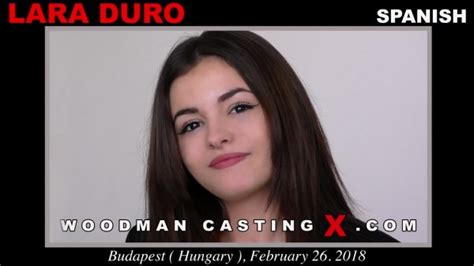 lara duro on woodman casting x official website