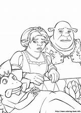 Shrek Coloring Pages Third Book Printable Coloriage Getcolorings Color Info Index sketch template