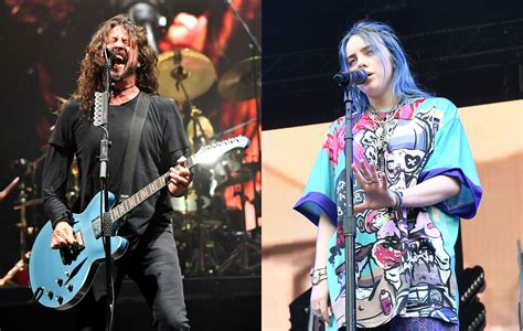 kidding billie eilish reacts  dave grohl comparing   nirvana