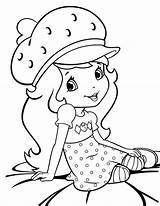 Coloring Strawberry Shortcake Fresita Rosita Moranguinho Amigas Personajes Princesas Fresa sketch template