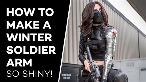 winter soldier cosplay making   super shiny arm youtube