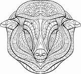 Coloring Sheep sketch template