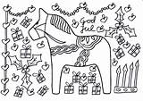 Dalahorse Therapy Coloring Sheet Adult sketch template