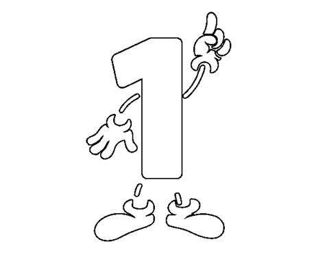 number  coloring page coloringcrewcom