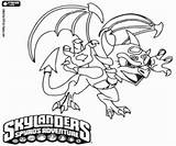 Skylanders Cynder Skylander Coloring Pages Dragoness Undead Sinister Dragon Printable sketch template