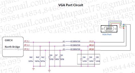 bablu patel vga port circuit diagram   problem  desktop motherboard