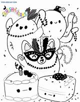 Squishmallows Squishmallow Dances Coloringpagesonly sketch template