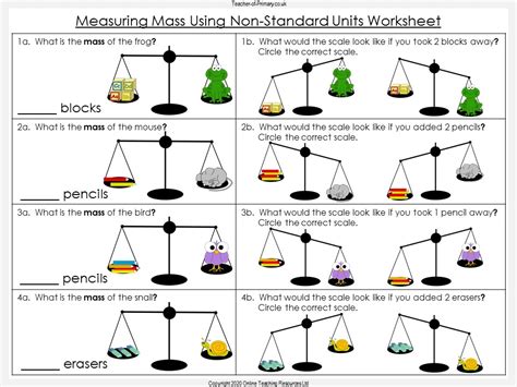 measuring   standard units