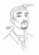 2pac Drawing Getdrawings sketch template