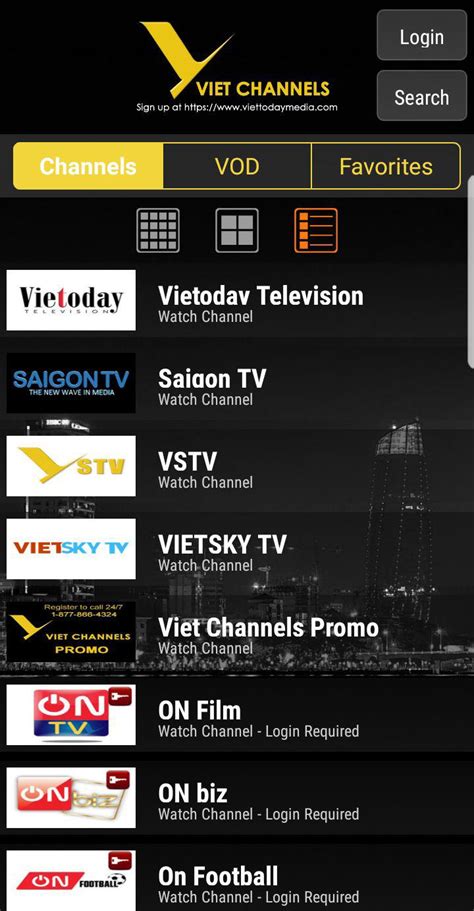 viet channels  android tv  android apk