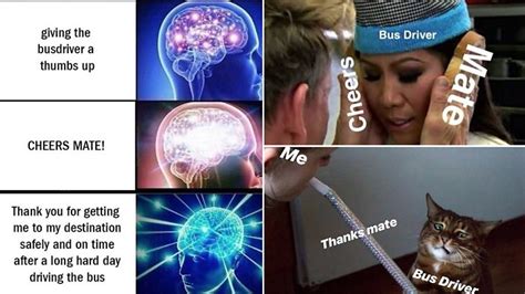 people are making memes about the joy of thanking bus drivers bbc three