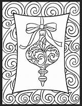 Christmas Coloring Pages Ornaments Printable Ornament Colouring Library Clipart sketch template