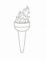 Torch Coloring Pages Printable Color Bright Colors Favorite Choose Kids sketch template