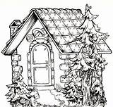 Coloring Pages House Houses Color People Kids Printable Jobs Family Book Fairytale Adult Colouring Sheets Books Advanced Homes Print перейти sketch template