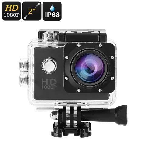 p full hd action camera ip waterproof case mp  degree lens fps micro sd card