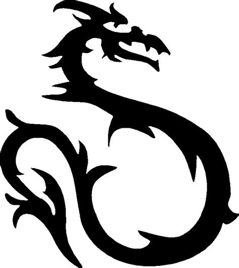 images  dragon stencil designs  pinterest chinese