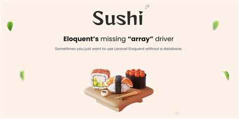 learn laravel sushi  array driver  eloquent laravel news