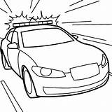 Police Car Coloring Pages sketch template