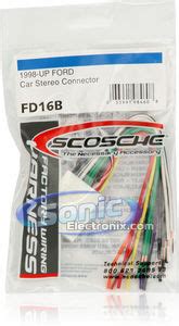scosche fdb wire harness  connect  aftermarket stereo