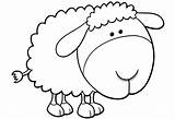 Sheep Coloring Pages Year Animal sketch template
