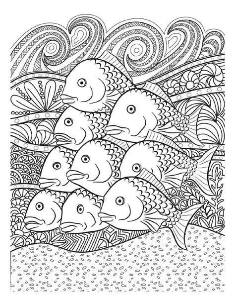 underwater coloring pages  adults  print ocean coloring pages