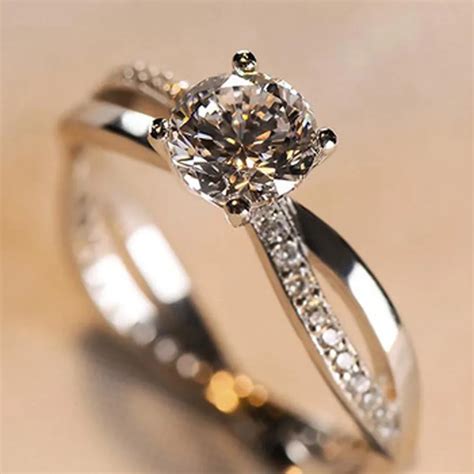 design  pc rhinestones  shape female ring adjustable wedding