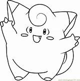 Pokemon Clefairy Coloring Pages Snorlax Chespin Pokémon Nose Getcolorings Color Print Coloringpages101 Printable Kids sketch template