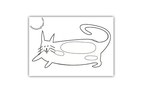 happy spotted fat cat coloring page cats coloring pages