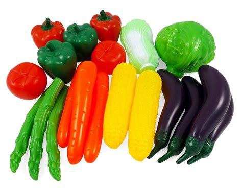 gift depot  pieces bag  vegetables pretend life sized play food playset toy walmartcom