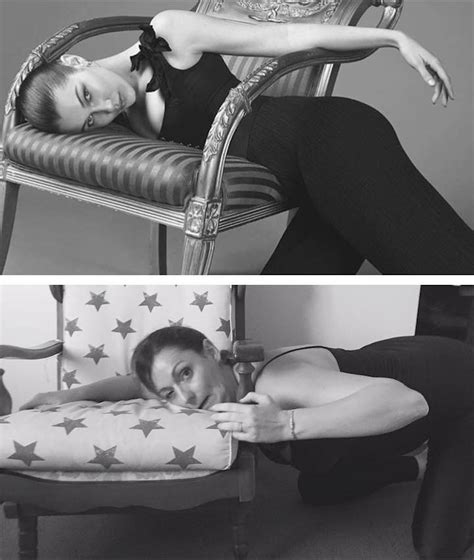 woman posts hilarious parody portraits to mimic bizarre celebrity poses