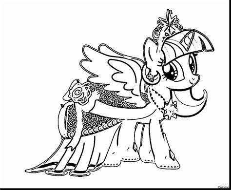 pony coloring pages princess twilight sparkle