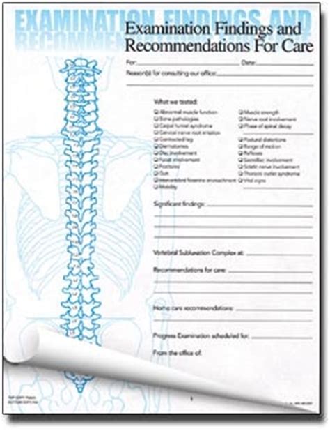 chiropractic exam forms patient media chiropractic exam forms