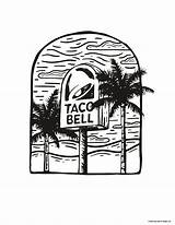 Tacos sketch template