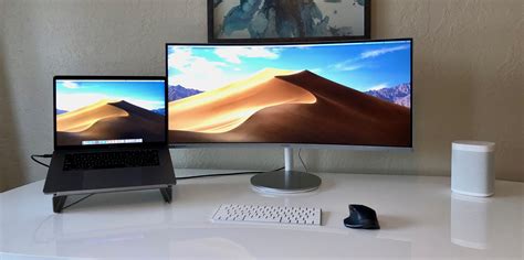 setting  macbook  lg wide monitor areajuja