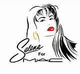 Quintanilla Selena sketch template