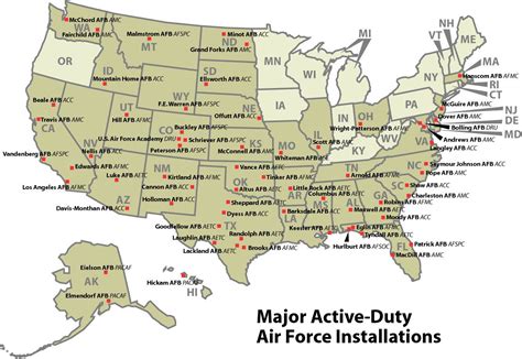 map   military bases campus map