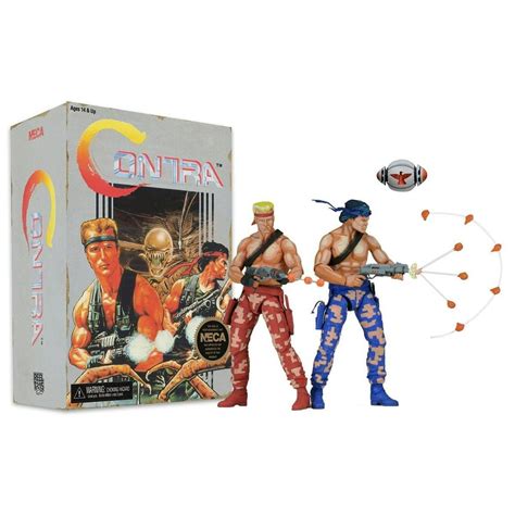 contra bill lance video game appearance  action figure  pack
