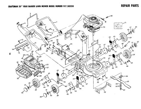 Sears Lawn Mower Repair Manual Sears Craftsman Manual Lawn Mower