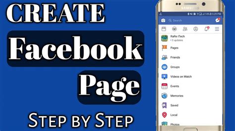 create facebook page easily youtube