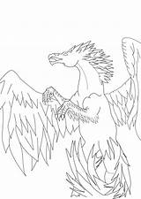 Hippogriff Coloring Pages Template sketch template