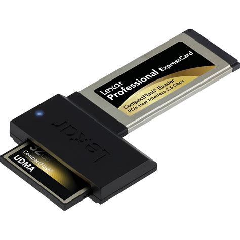 lexar professional expresscard compactflash reader lrwexpprbna
