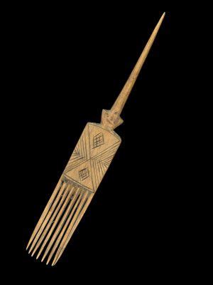 nigerian afro pick african queen african art afro hair pick duafe afro comb tribal hair