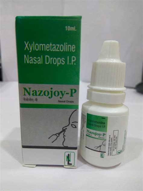 nazojoy p xylometazoline nasal drops ip  ml packaging type bottle rs  piece id