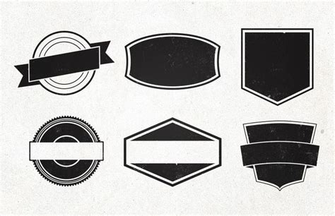 vintage emblem shapes desain desain logo animasi