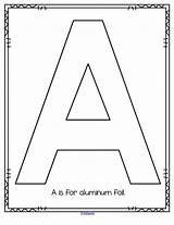 Paste Letters Cut Alphabet Blank Sets Creative Large sketch template